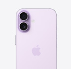 „iPhone 17“, nugarėlė, levandų spalvos, dviguba „Dual Fusion“ kamerų sistema viršutiniame kairiajame kampe